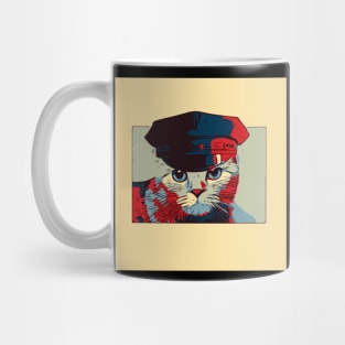 Cat Pop Art Police Cat Mug